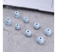 8 pièces embouts d'oreille en silicone pour beats flex/beats x/beats pro casque oreillettes de remplacement bouchon d'oreille souple écouteurs accessoires (bleu clair)