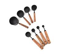 8 pièces en acier inoxydable cuillère à café cuillère à soupe petite tasse cuillère en métal cuisine cuisson café cuisine outil