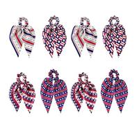 8 pièces/ensemble d ' anneaux de cheveux à, 2 each of 4 colors