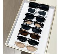 8 pièces Ensemble de lunettes de mode décontractées pour femmes, polyvalentes pour le port quotidien, les fêtes, le style de rue, les essentiels d'été, le décontracté, les affaires, les sorties, l'ext