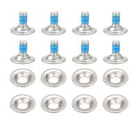 8 Pièces/Ensemble De Vis De Fixation De Snowboard, Vis De De Snowboard Avec Rondelles De Vis De Snowboard Accessoires De Ski Fixes