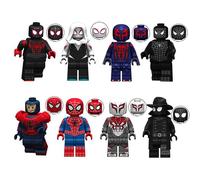 8 pièces ensemble film super-héros Spider-Man série Venom blocs de construction briques figurines jouet cadeau jouet pour enfants