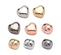 8 Pièces Épingles Magnétiques, Boucle Magnétique En Métal En Forme De Coeur, Boucle Magnétique Pour Vêtements, Boucle Magnétique Pour Écharpe Ronde, Boucle Magnétique Multifonction