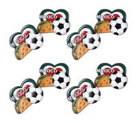8 Pièces Épinglette de Football Mexicain 2026 de Cœur | Alliage de Zinc, Design aux Trois Couleurs, Usage Quotidien et Match, Accessoire Fan du Mexique