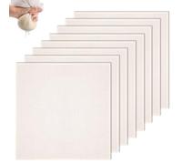 8 Pièces Étamine Alimentaire 50x50cm Cheesecloth Non Blanchi Mousseline Alimentaire Lavable Etamine Cuisine Réutilisables Etamine a Fromage pour Filtrer Jus Beurre Lait de Noix Tofu Fromage