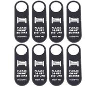 8 PièCes ÉTiquette Porte Double Face Cuir Ne Pas DéRanger Pour Chambre HôTel Bureau Dortoir Session RéUnion