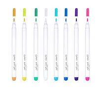 8 Pièces Feutre Couture Effacable, Stylo Broderie Effaçable Couture, Stylos de Marquage en Tissu Effaçables à l'eau, Feutre Couture Accessoire Couture pour Vêtements Décorer