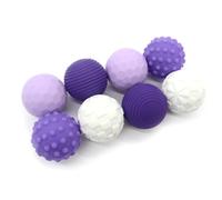 8 Pièces Fidget Toys Magnétiques, Boules Anti-Stress 3cm en Silicone Violet, Aide TDAH et Jouet Autisme, Balles Magnétiques Plus Lourdes et Puissantes pour Adultes & Enfants