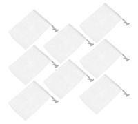 8 Pièces Filet à Savonnette Exfoliant pour Visage en Tissu, Cordon | Maille Robuste, Séchage Suspendu, Format Voyage, Usage Salle de Bain et Sport, Tous Âges Couleur Aléatoire