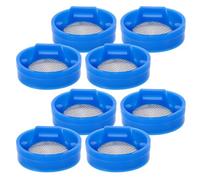 8 Pièces Filtre de Remplacement pour Vanne D’arrivée D’eau de | Kit de Réparation en Plastique Bleu, Filtration et Entretien Simple, pour Lave-linge Automatique