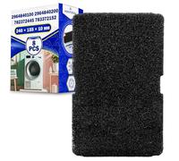 8 Pièces Filtre Seche Linge 240x155x10 mm avec le Code Original 2964840100 2964840200 pour Beko 782372445 783372152 pour Smeg - MONTERAL