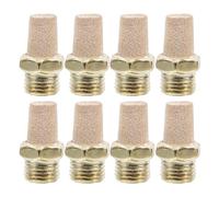 8 Pièces Filtre Silencieux à Électrovanne Filetée 1/4 Pt en Cuivre | Réduit Bruit et Vibrations, Installation Simple, Format Compact, pour Systèmes Pneumatiques et Dispositifs Associés
