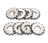8 Pièces Fraise à Engrenages Fraise à Dents D'engrenage Fraise à Engrenages De Précision Fraiseuse à Engrenages Outil Coupe-engrenage à Développante CNC Gear Milling Cutter