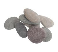 8 Pièces Galets de Rivière Lisses pour Peinture, et Décor | Pierre Polie, Usage Jardin et Pots, Apprentissage Manuel, pour Garçon Fille, Conseillers, Déco Extérieure