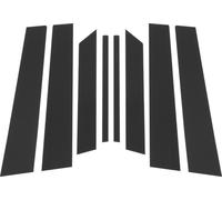 8 Pièces Garniture De Montant De Porte Pour Kia Stonic 2018-2022 Avant Arrière Gauche Droite Autocollant Anti-Rayures Montants De Porte Couverture Extérieure Noire