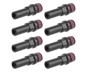 8 Pièces Goujon de Frein Vélo M8 en Acier pour Fourche et Étrier | Filetage Précis, Rainure Interne Adaptée, Surface Anodisée, Kits D’Entretoises pour Fixation Stable Fourche