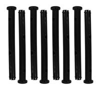 8 Pièces Goupille de Couvercle Noir 240l, pour Poubelle à Roulettes | Clips de Fixation Type A, Maintien Ferme du Couvercle, Lot, pour Entretien Municipal