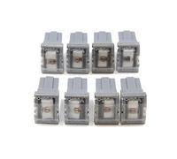 8 pièces gris clair toit forme Auto voiture Push-in Type femelle PAL cartouche fusible 120A