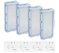 (8 Pièces) Guard S1/ L1 Filtres HEPA de Remplacement pour Miele Guard S1/ L1, Compact C1 & C2, Complete C2 & C3 S8340 Aspirateur, 4 Filtres HEPA + 4 Filtre D'extraction Airclean & Protection du Moteur
