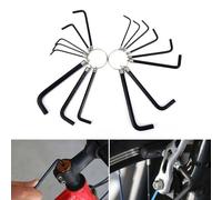 8 Pièces Hexagone nsemble Clé Tournevis Trousse À Outils Mini Micro Vélo Réparation Outil 1.5-6mm