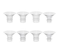 8 Pièces Insert Tire Lait pour Adaptateur Teterelle Silicone Blanc