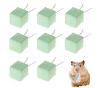 8 Pièces Jouet à Mâcher De Pierre Minérale De Calcium, Broyeur De Dents De Lapin De Chinchilla De Rat De Hamster Pierre pour Hamster Bloc à ronger pour Hamster Jouets friandises pour Hamsters meules