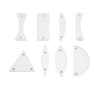 8 Pièces Kit D’expérimentation en Optique Géométrique en Plastique