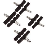 8 pièces kit de frein vélo pour Shimano | 4 paires de patins de frein noir pour le vélo | V-brake 70mm V-brake symétrique | plaquettes de frein | gommes de frein | kit de patins de frein | patins de f