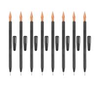 8 Pièces Kit de Peinture à Gratter Double Tête en Plastique | Usage Polyvalent, Pointe Épaisse et Fine, Prise Confortable, pour Classes et Tracés Précis