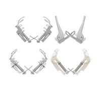 8 Pièces Kit de Pied Presseur, Couture Domestique | Métal et Plastique, Format 4,70x2,80x2,60cm, Points Réguliers, Ourlet Roulé, Fermeture Invisible