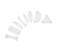 8 Pièces Kit Optique Modulaire Prisme Triangulaire et Lentilles | Enseigner la Réfraction, Ensemble Compatible Boîtier Ray, Manuel D'expérience, Étudiants Stem