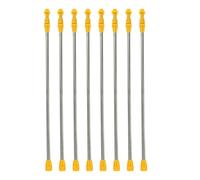 8 Pièces Lance de Pulvérisation Télescopique, 45 à 80 CM | Rallonge pour Pulvérisateur, Usage Jardin et Verger, Jaune, Pp, Réutilisable, Gain de Place