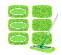 8 Pièces Lingettes Reutilisable pour Swiffer Seche, Lavables Mop de Chiffons de Rechange en Microfibre, Utilisation à Sec et Humide, AdaptéEs à Tous Types De Sols