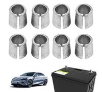 8 Pièces Manchon De Batterie,CosseBatterie 12v,Adaptateurs Borne Convertisseur Borne Batterie Voiture,Manchons Cathodiques Pour Anodes Batteries Voiture,Adaptateur De Poteau De ConvertisseurBatterie