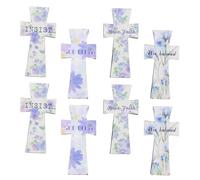 8 Pièces Marque-page Biblique Croix Magnétique Solide | Finition Élégante, Maintien Fort, Usage École et Bureau, pour Littérature et Textes Sacrés