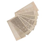 8 Pièces Marque-pages en Bois DIY, Signets Délicats Faits Main