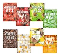 8 Pièces Masque Collagene Visage,Masques hydratant visages,masque de Daily Care,pour Tous les Types de Peau