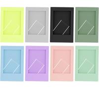 8 Pièces Mini Cadres Photo Polaroid 3 Pouces Petit Cadres Photo Colorés 9,2 X 6,1 Cm Décoration Cadre Photo Ensemble De Cadres Photo Pour 90 Films Instantanés Fujifilm Instax Mini