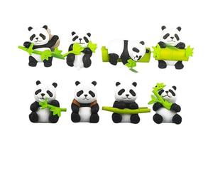 8 Pièces Mini Panda Décoration pour Mazda 3 6 CX-30 CX-50 CX-60 CX-90 CX-4 CX-5 CX-8 CX-9 MX-5, Ornements Voiture Tableau Bord, Cadeaux Drôles DIY, pour Bureau, Jardin, Maison