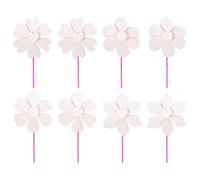 8 Pièces Moulin à Vent à Peindre, Moulin à Vent Graffiti, Moulin à Vent pour Enfants, Jouets pour Enfants Moulin à Vent, DIY Moulins à Vent en Papier, Moulins à Vent Faits à La Main Bricolés