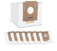 (8 Pièces) N10 Sacs à poussière Pour Aspirateurs Ecovacs Deebot Ozmo N10 N10 Plus T8 AIVI T8 Max, AIVI et T8 T9 T9+ N8 Series, DX93 DDX96 Aspirateur Robot, Sacs d'aspirateur jetables
