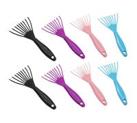 8 Pièces Nettoyeur pour Brosse à Cheveux Peigne Râteau ABS | Retire les Cheveux Incrustés, Léger et Pratique, Usage Voyage, pour Brosse et Cheveux Couleur Aléatoire