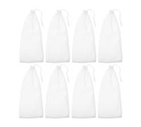 8 Pièces Paquet Filet pour Nourriture des Oiseaux à Cordon, Suspendu | Polyester Maille Souple, Lavage à Main Machine, Patio Balcon et Jardin, Portable