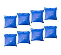 8 Pièces Paquet Suspendu de Bâche de Piscine PVC Bleu | Installation Facile, Résistant à L’eau, Organise les Accessoires et Protège Saletés et Intempéries