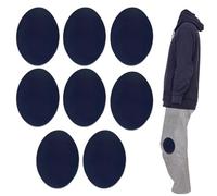 8 Pièces Patchs Thermocollant, CoudiereThermocollant Patch Coude Thermocollant Ovales en Daim pour Renforts de Vêtementst Couture Créative 11 x 14cm (Set A)