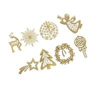 8 Pièces Pendentif Arbre De Noël Parure Fêtes Saison Décoration La Maison Tentures Boules Fournitures Fête Décorations Noël