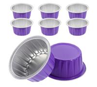 8 Pièces Petit Bol à Fondre la Cire en Aluminium | Doublure Pratique, Surface Antiadhésive, Usage Salon et Beauté, Compatible Perles de Cire Dure