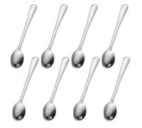 8 Pièces Petite cuillère, Cuillere en Cuillères Acier Inoxydable à Café Mini Petites a Cafe Cuilleres Reutilisable Couvert Générique Spoon,pour Miel Dessert Glace Cuisine Soupe Thé Aperitif Cocktail