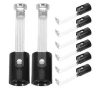 8 Pièces Petite Douille E14 en Plastique pour Lustre Suspendu | Support à Vis Sécurisé, Compatibilité, Surface Lisse, pour Salles à Manger, Pièces de Rechange