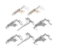 8 Pièces Pied Presseur de Machine à Coudre Métal | Pied à Repriser, Couture Lisse, Fermeture Invisible, pour Machines Domestiques, Accessoires Inclus